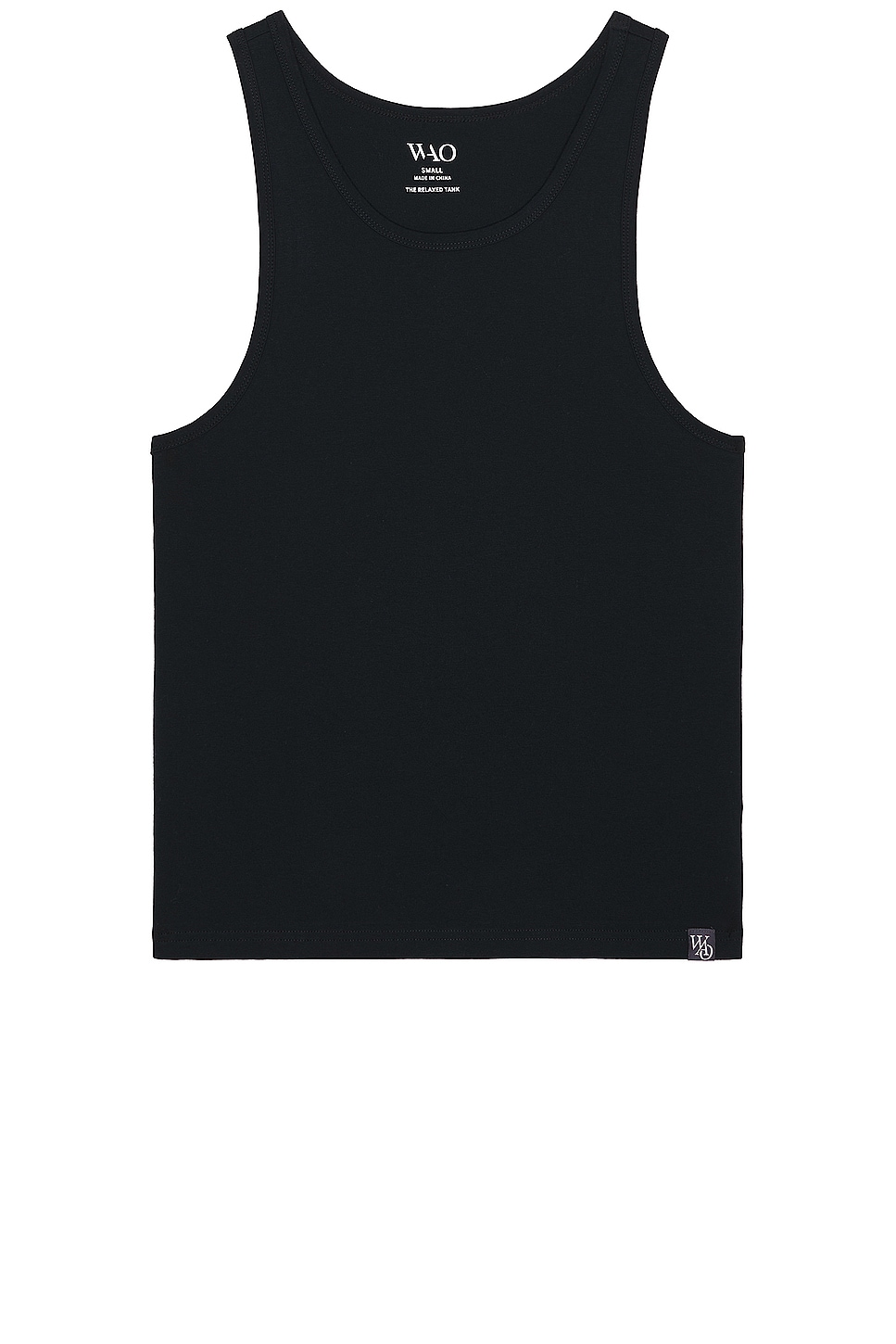 Image 1 of WAO The Relaxed Tank in Black