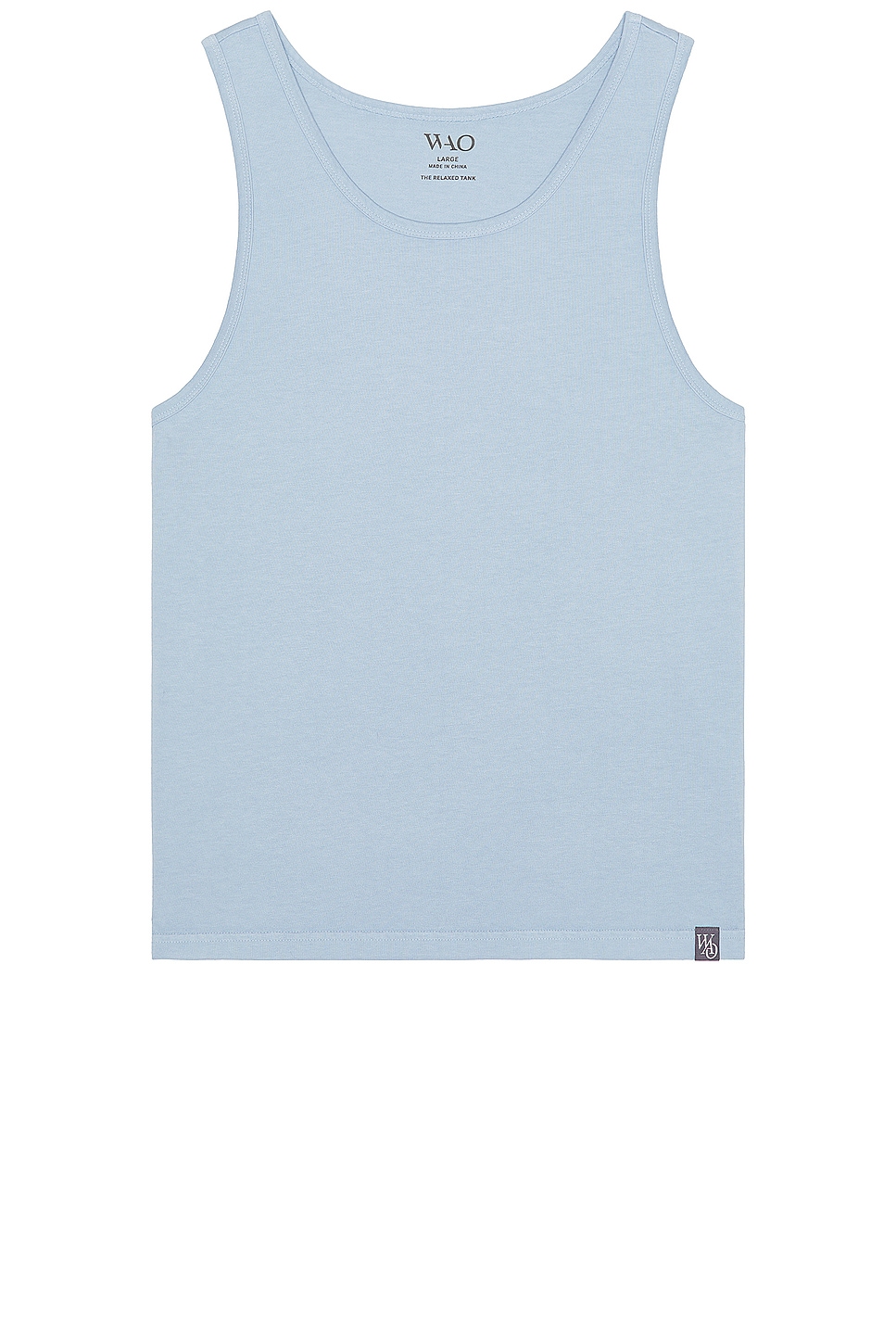 Image 1 of WAO The Relaxed Tank in Dusty Blue