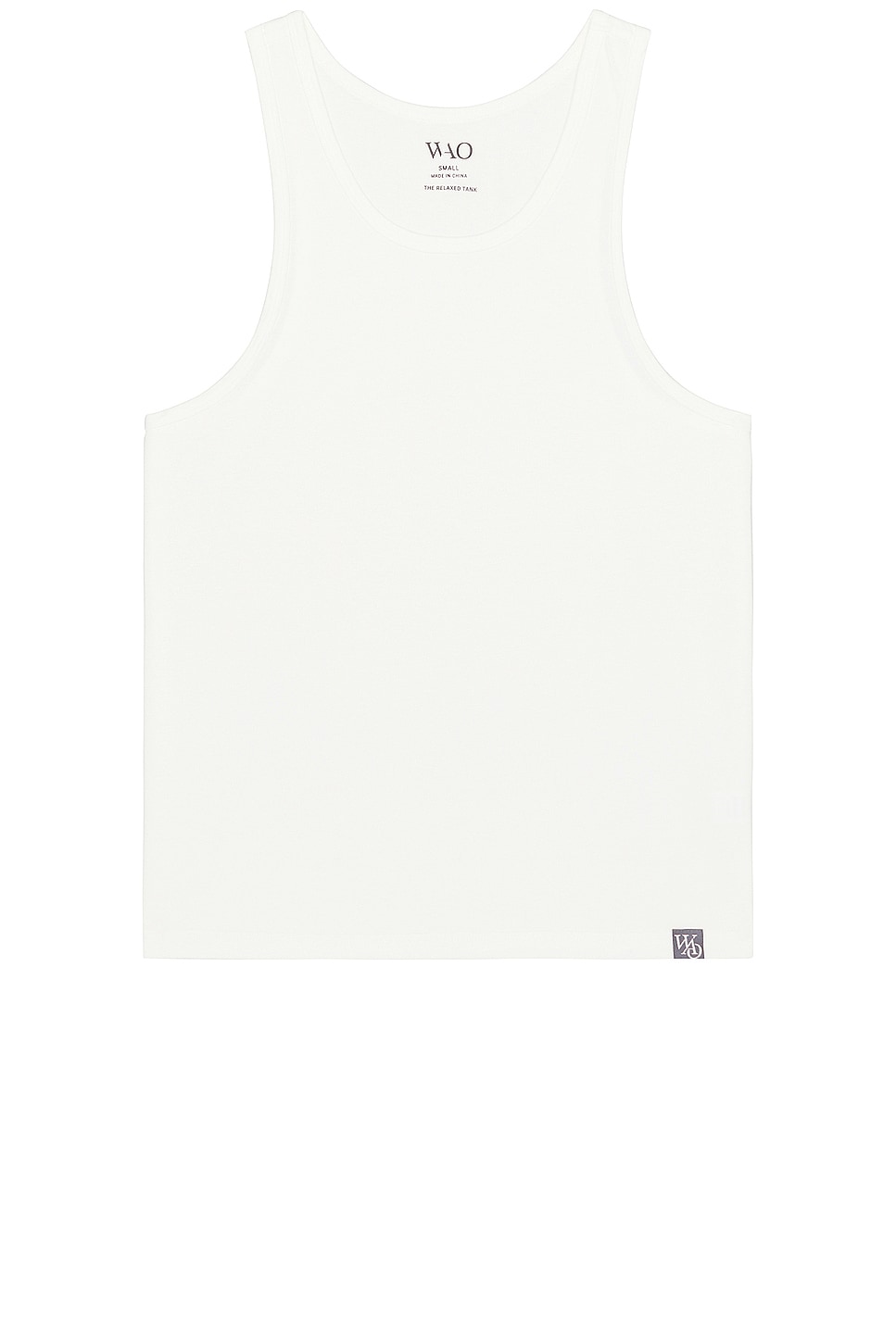 Image 1 of WAO The Relaxed Tank in Off White