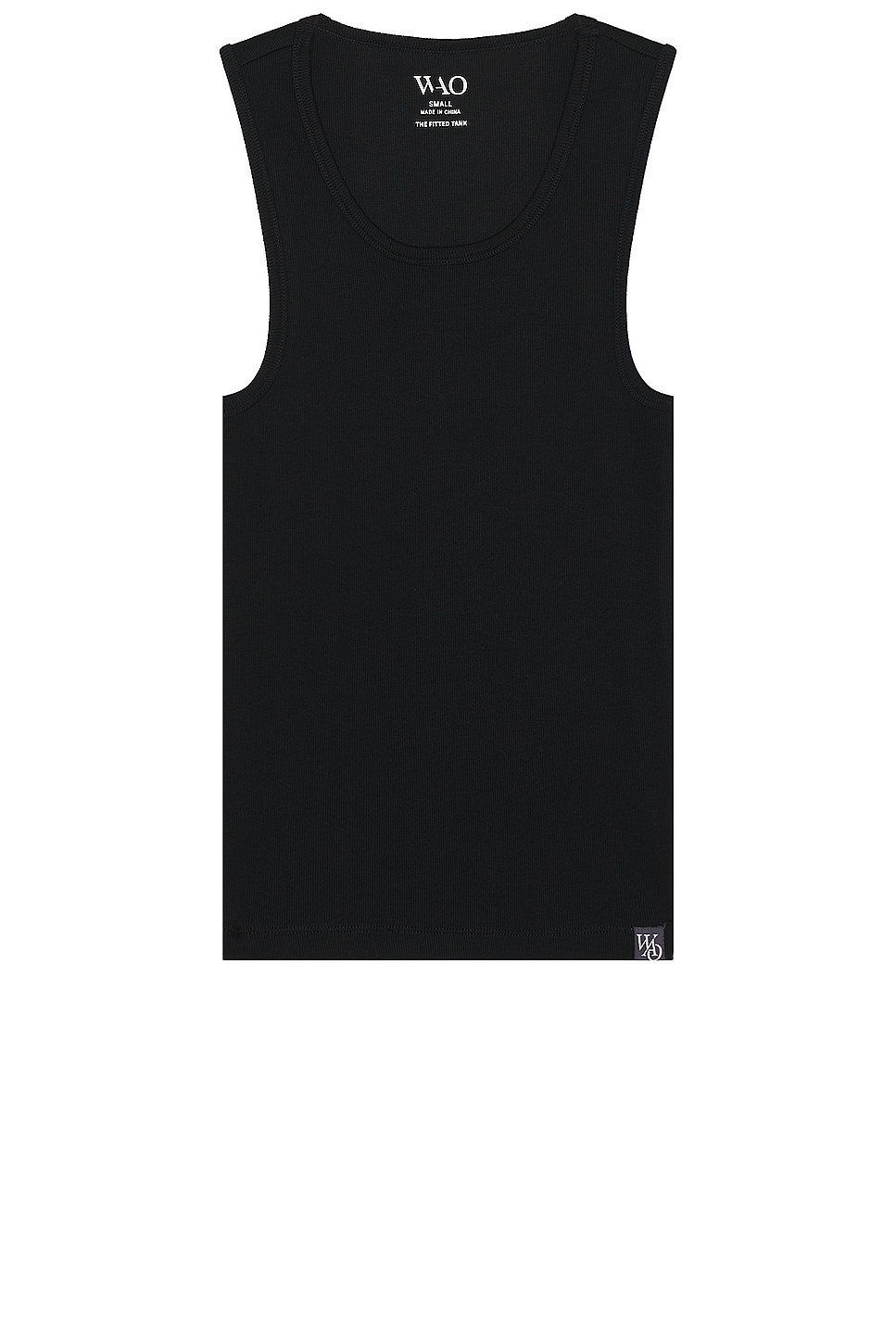 Image 1 of WAO The Fitted Tank in Black