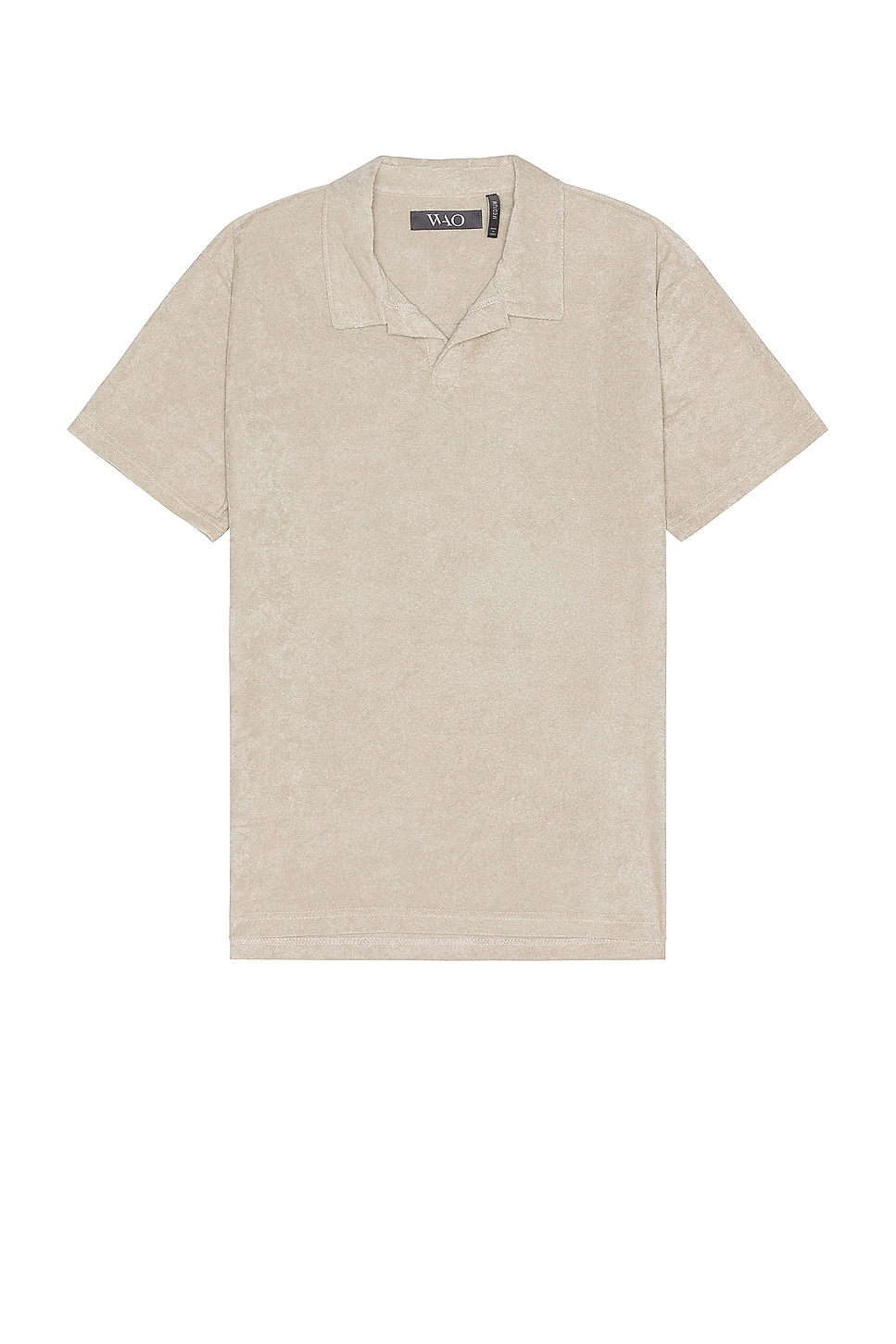 Image 1 of WAO Towel Terry Polo in Tan