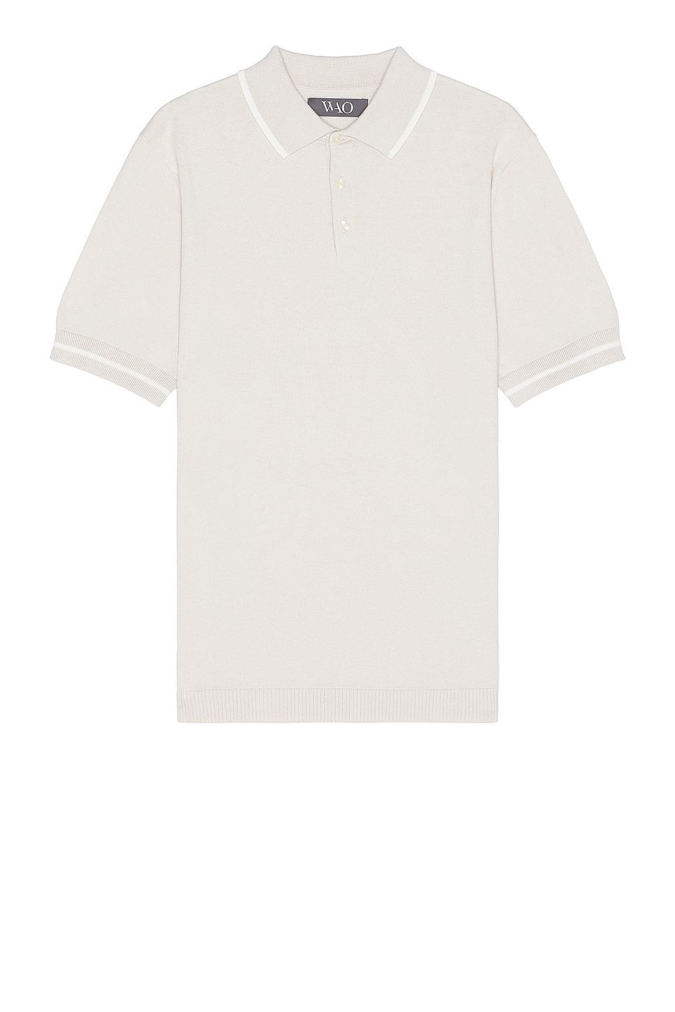 Image 1 of WAO Everyday Luxe Polo in Canvas