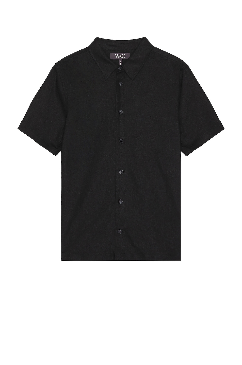 Image 1 of WAO The Short Sleeve Shirt in Black