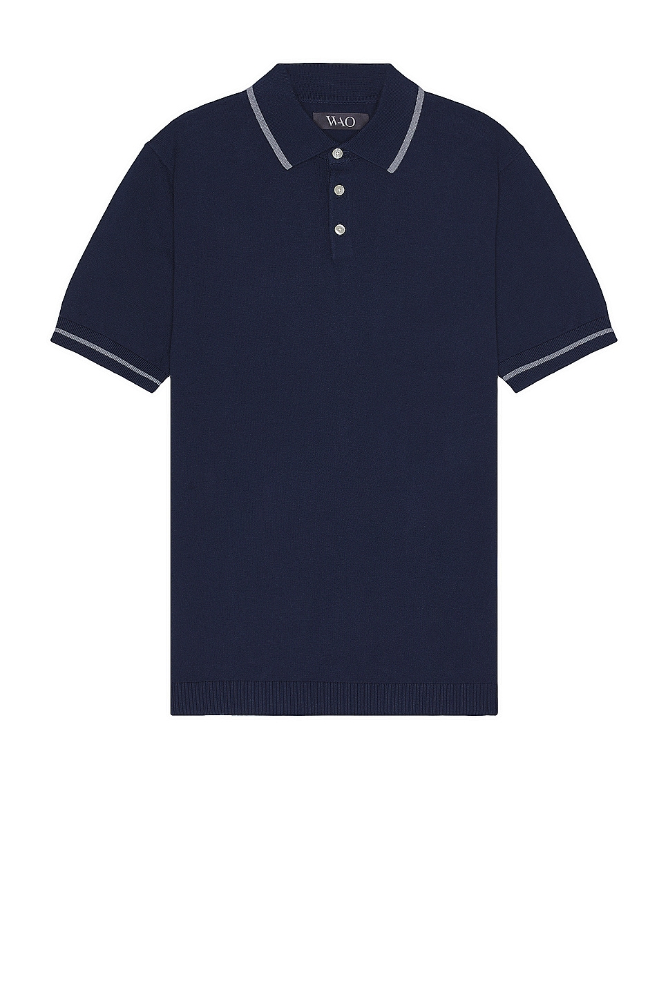 Image 1 of WAO Everyday Luxe Polo in Navy