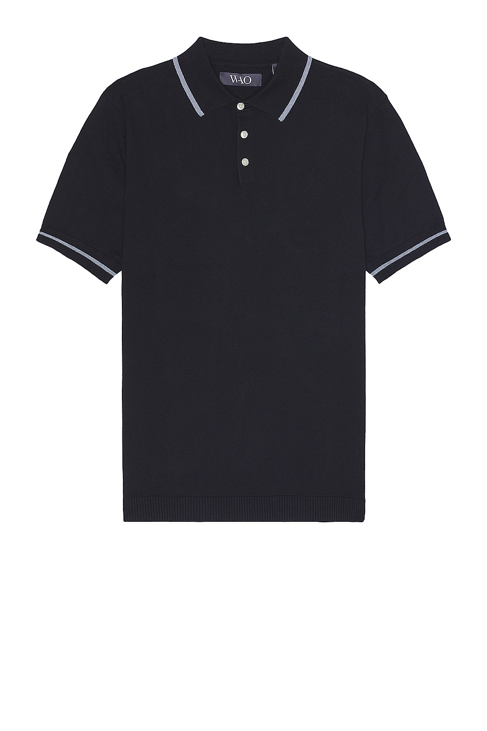 Image 1 of WAO Everyday Luxe Polo in Black