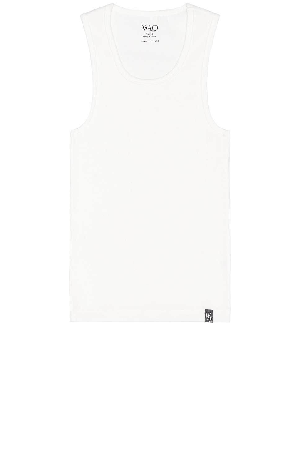Image 1 of WAO The Fitted Tank in White