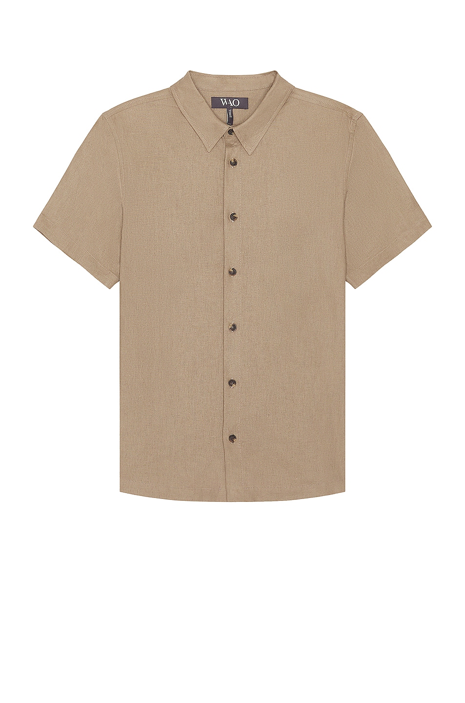 Image 1 of WAO The Short Sleeve Shirt in Olive
