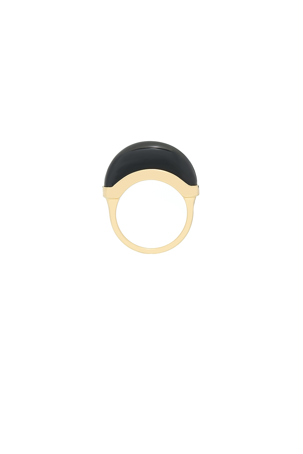 Image 1 of Wyld Box Luna Onyx Ring in 18k Yellow Gold & Onyx