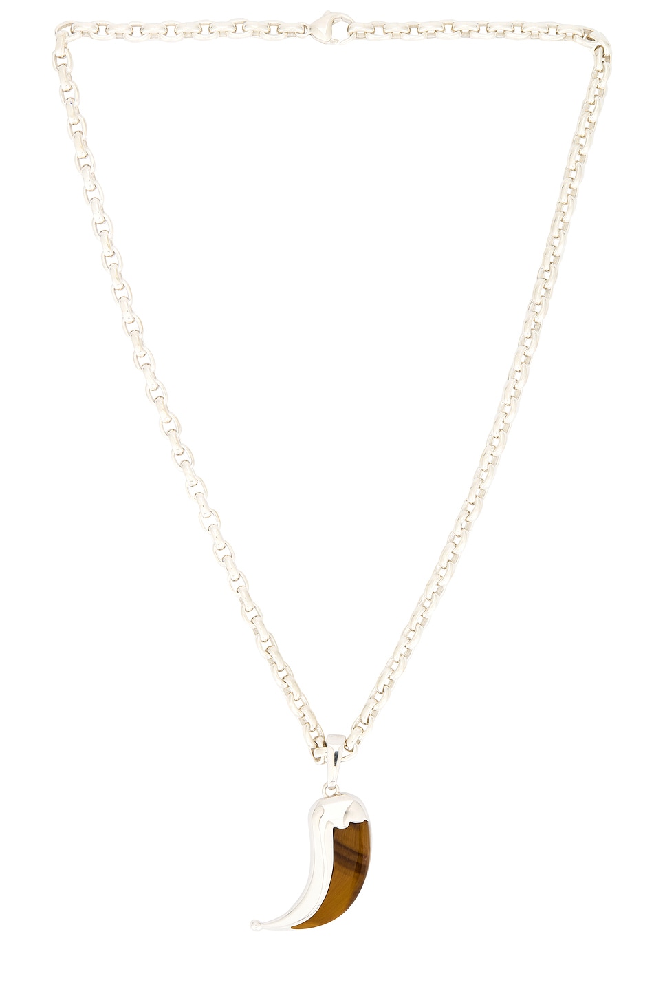 Wyld Box Luna Dorian Horn Pendant In Metallic