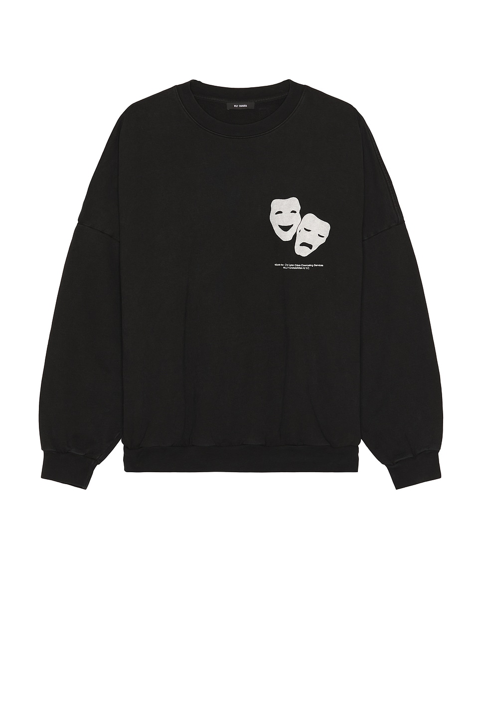 Willy Chavarria Smile Now Cry Later Hooligan Crewneck
