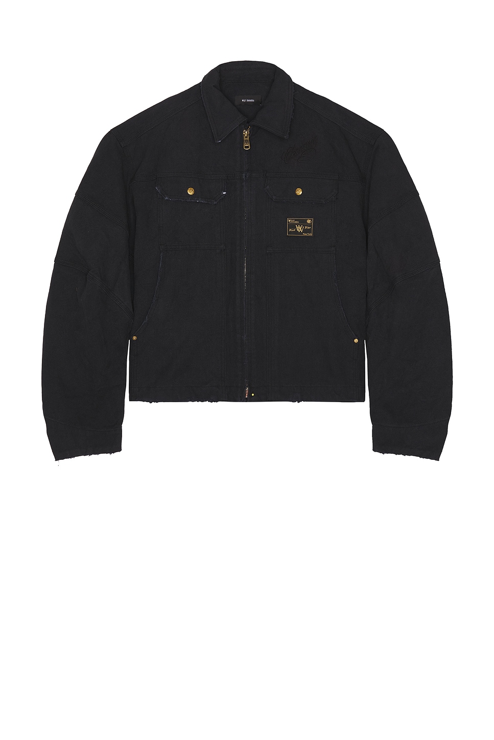 Image 1 of Willy Chavarria Stockton Work Jacket in Black