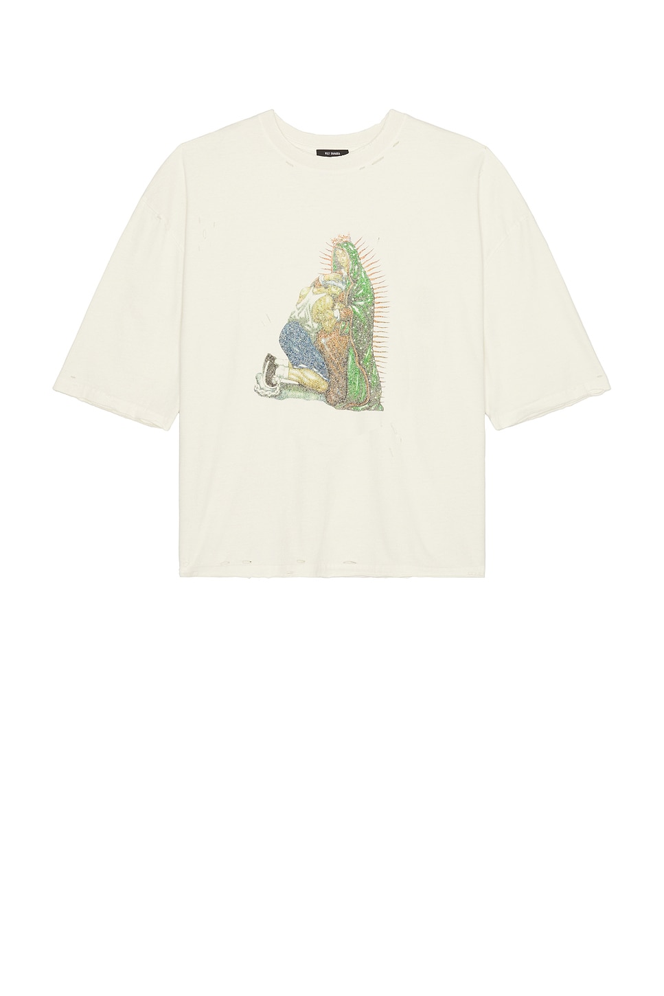 Willy Chavarria Santa Madre Destroyed Buffalo Tee