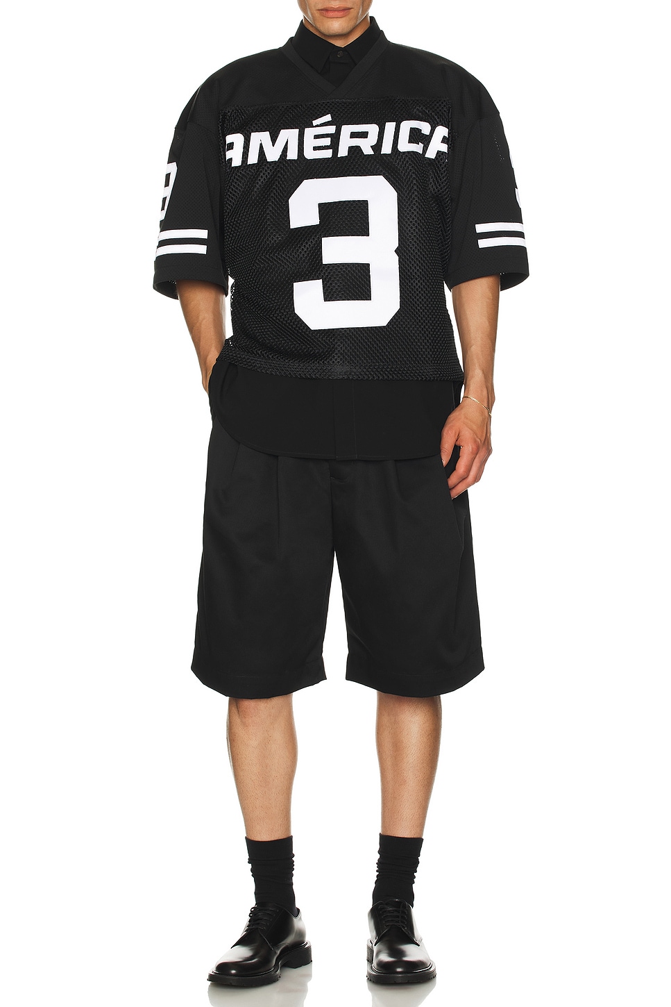 Image 1 of Willy Chavarria America Football Jersey in Black