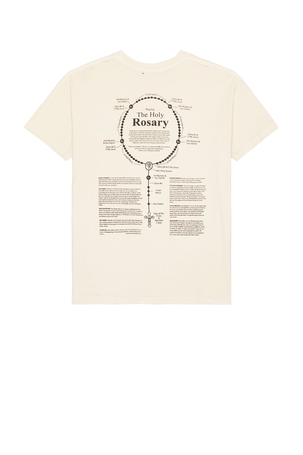 Willy Chavarria Reformed Putas Destroyed Easy Tee
