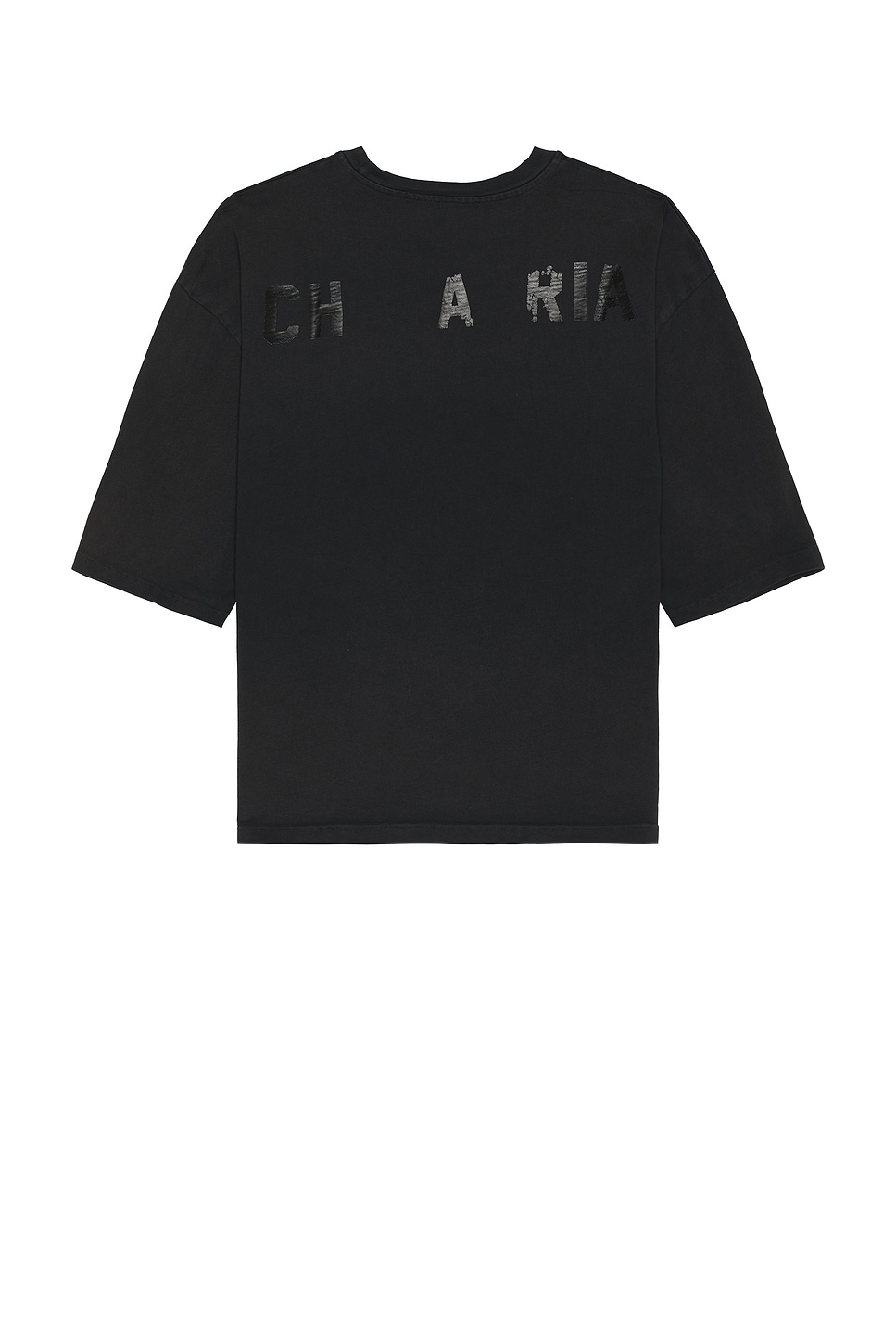 Shop Willy Chavarria Buffalo Tee Nueva York In Washed Black