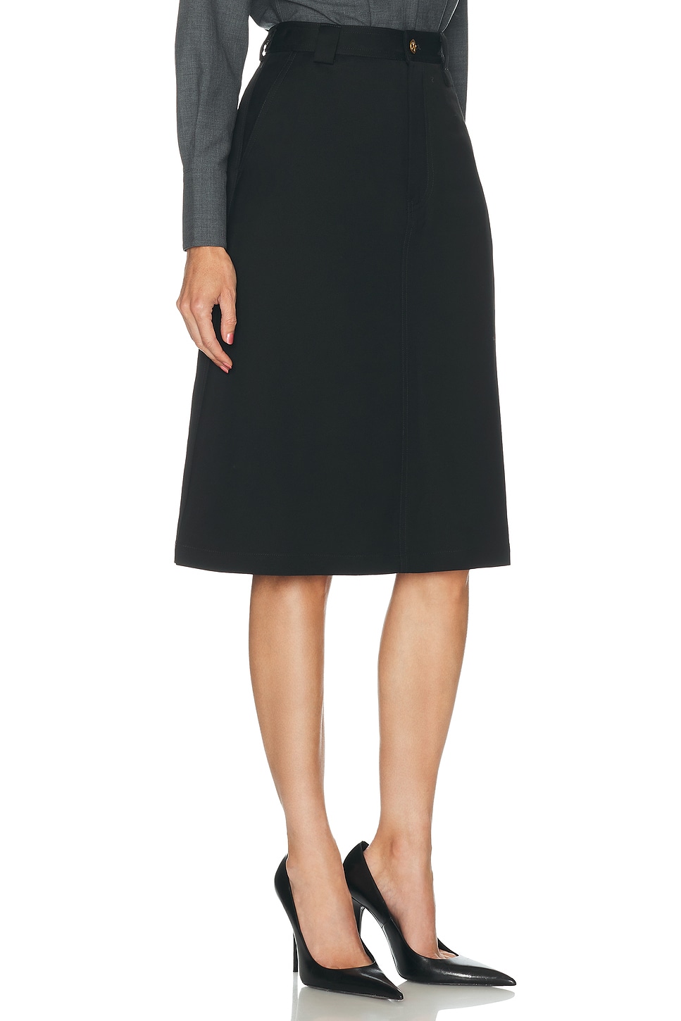 Midi Uniform Skirt