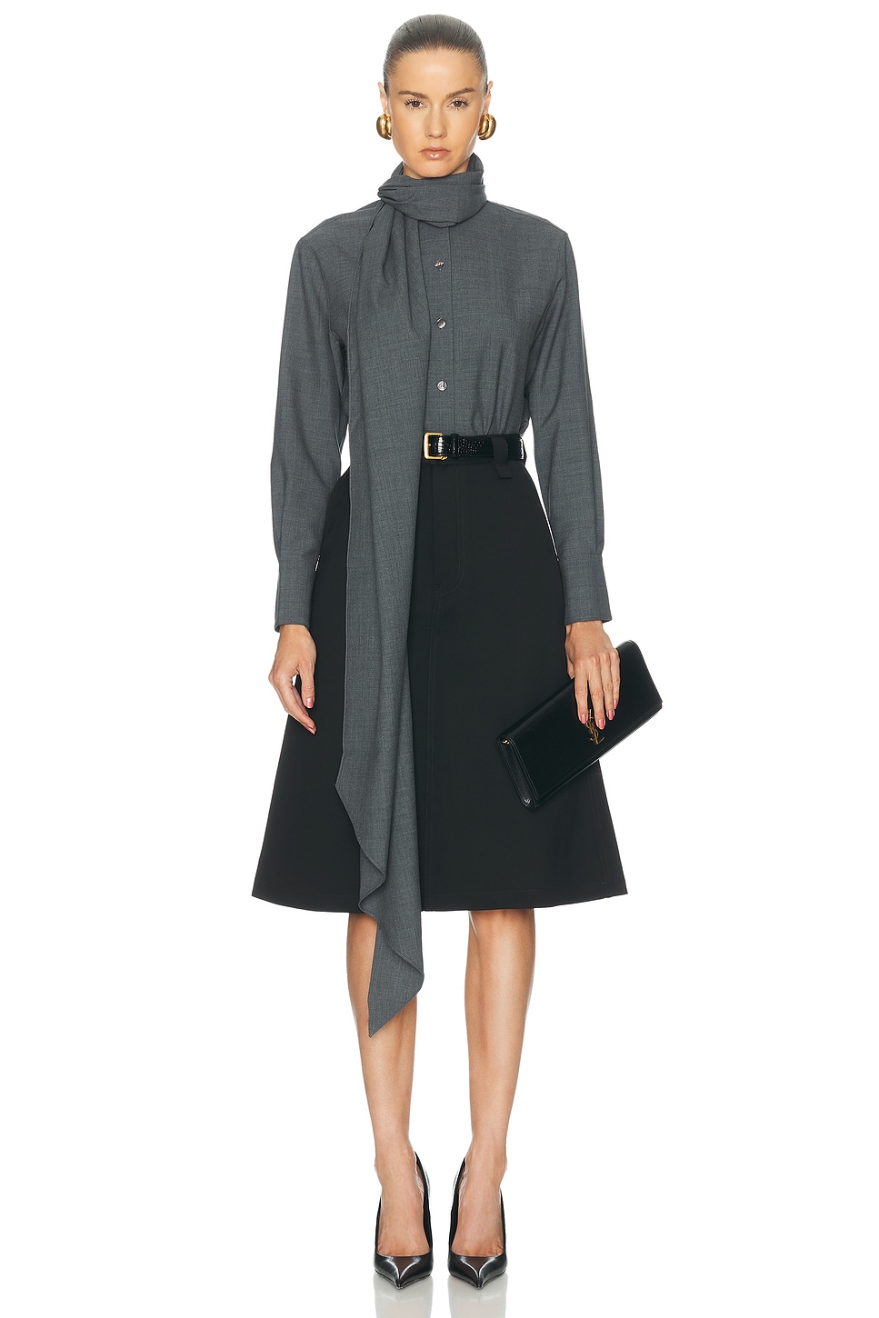 Midi Uniform Skirt