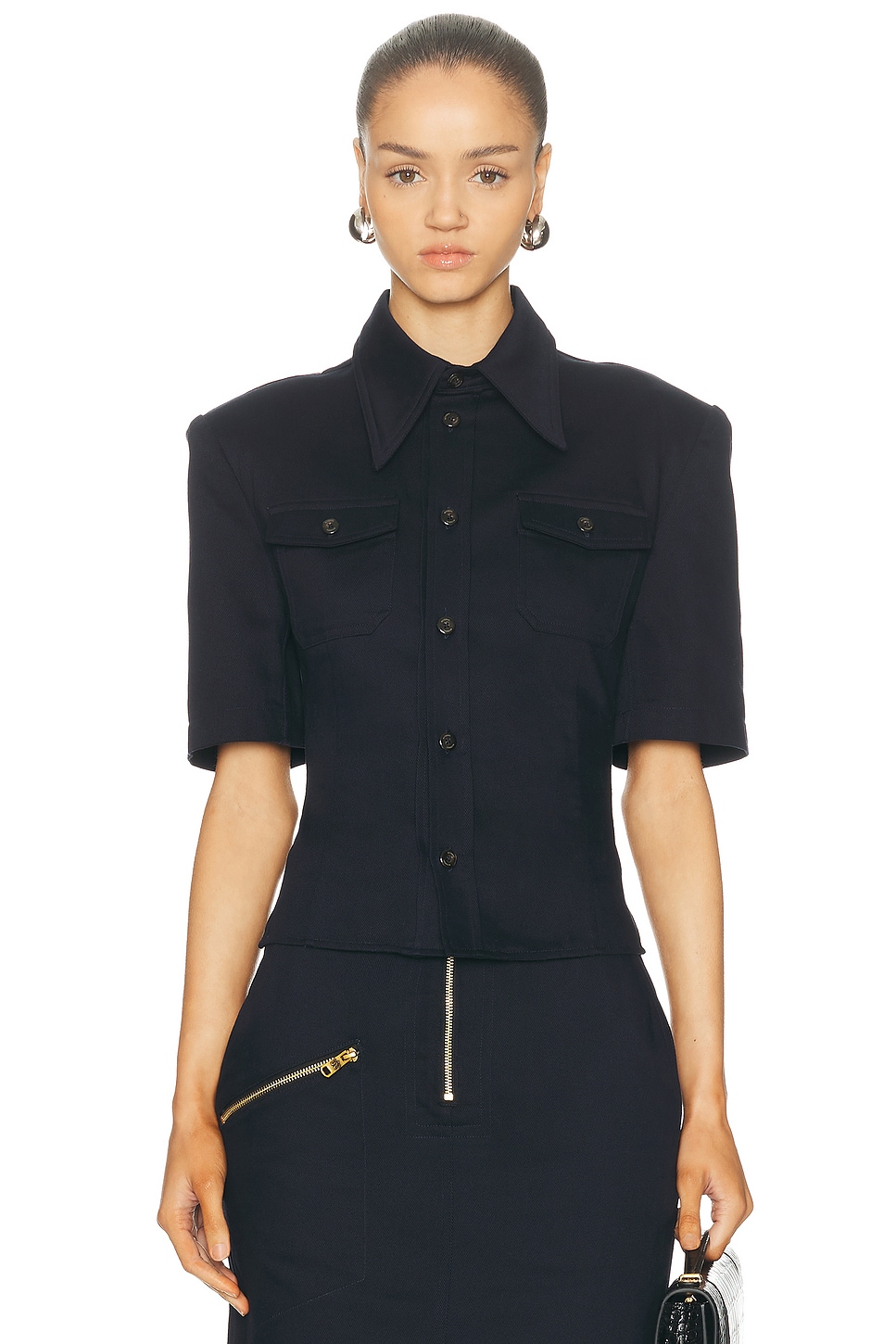 Willy Chavarria Chavella Shirt In Black