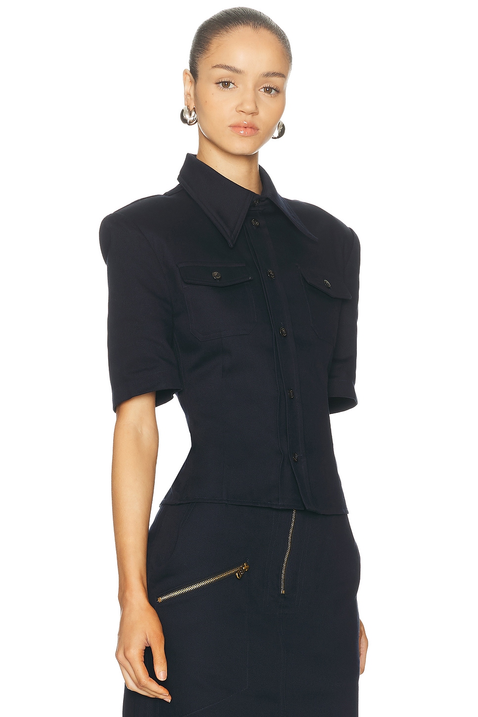 Willy Chavarria Chavella Shirt In Black