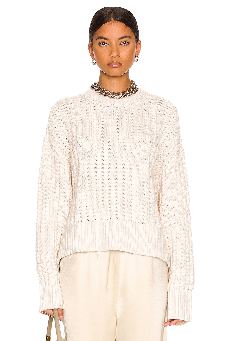 Image 1 of Weekend Stories Lasalle Pullover in Ivory