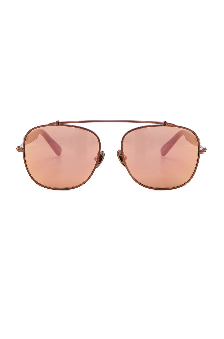 Image 1 of WESTWARD LEANING Malcolm No Middle 1 Sunglasses in Black & Rose Gold