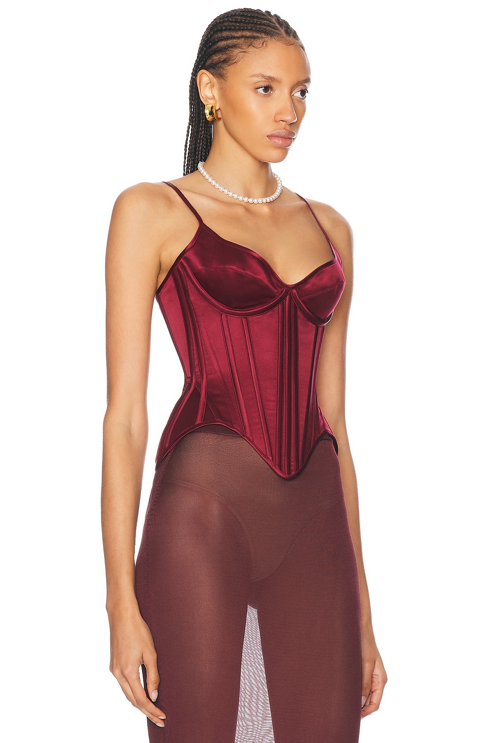 WIEDERHOEFT SALON CORSET TOP 