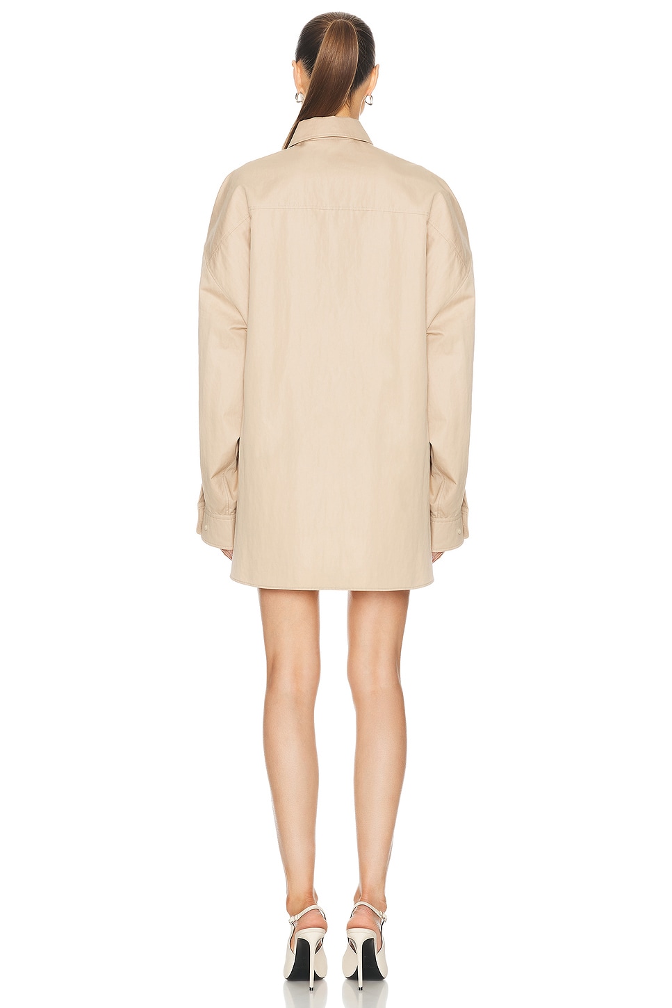 Wardrobe.NYC Drill Shirt Mini Dress