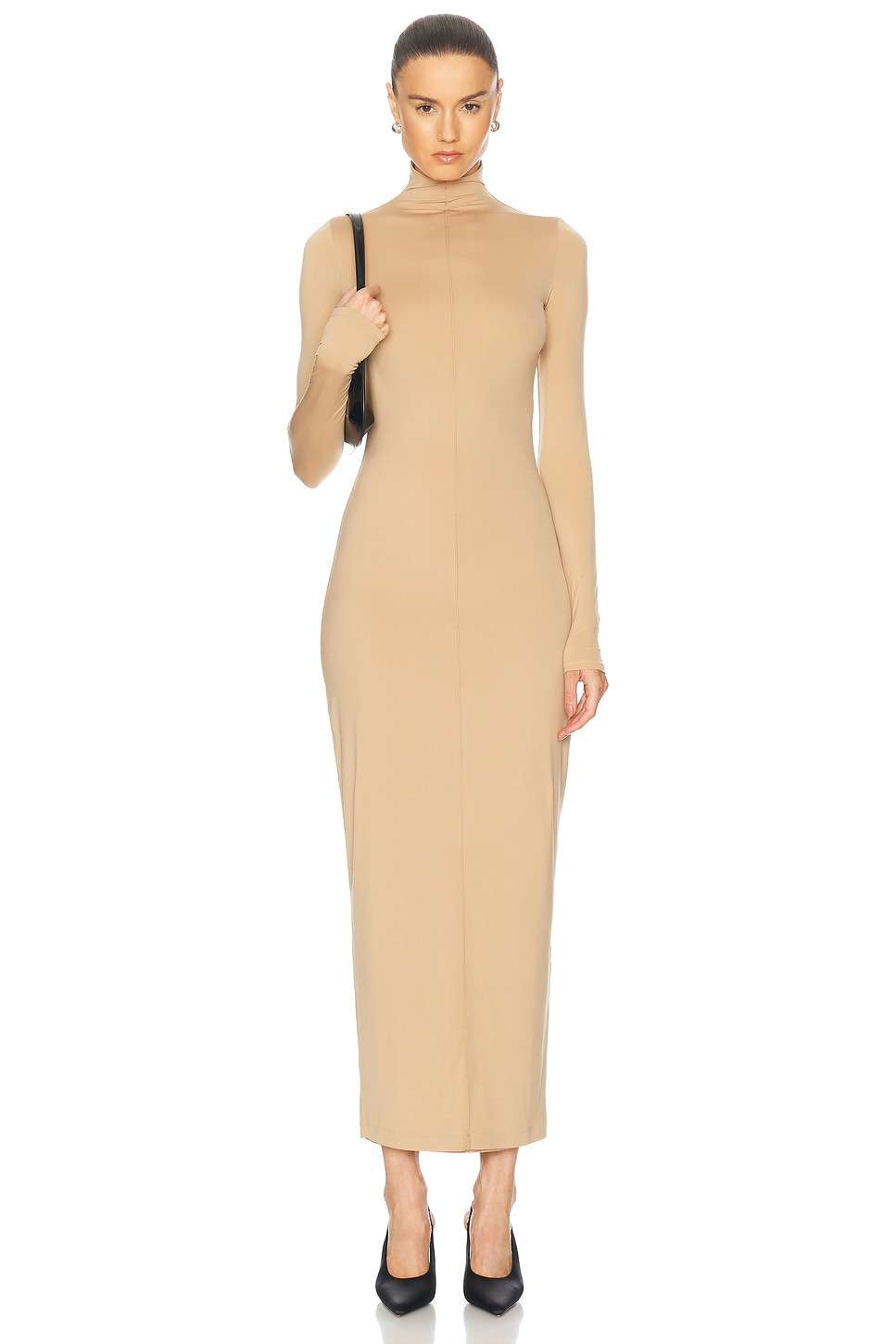 x Rosie Huntington-Whiteley RHW Body Dress in Brown