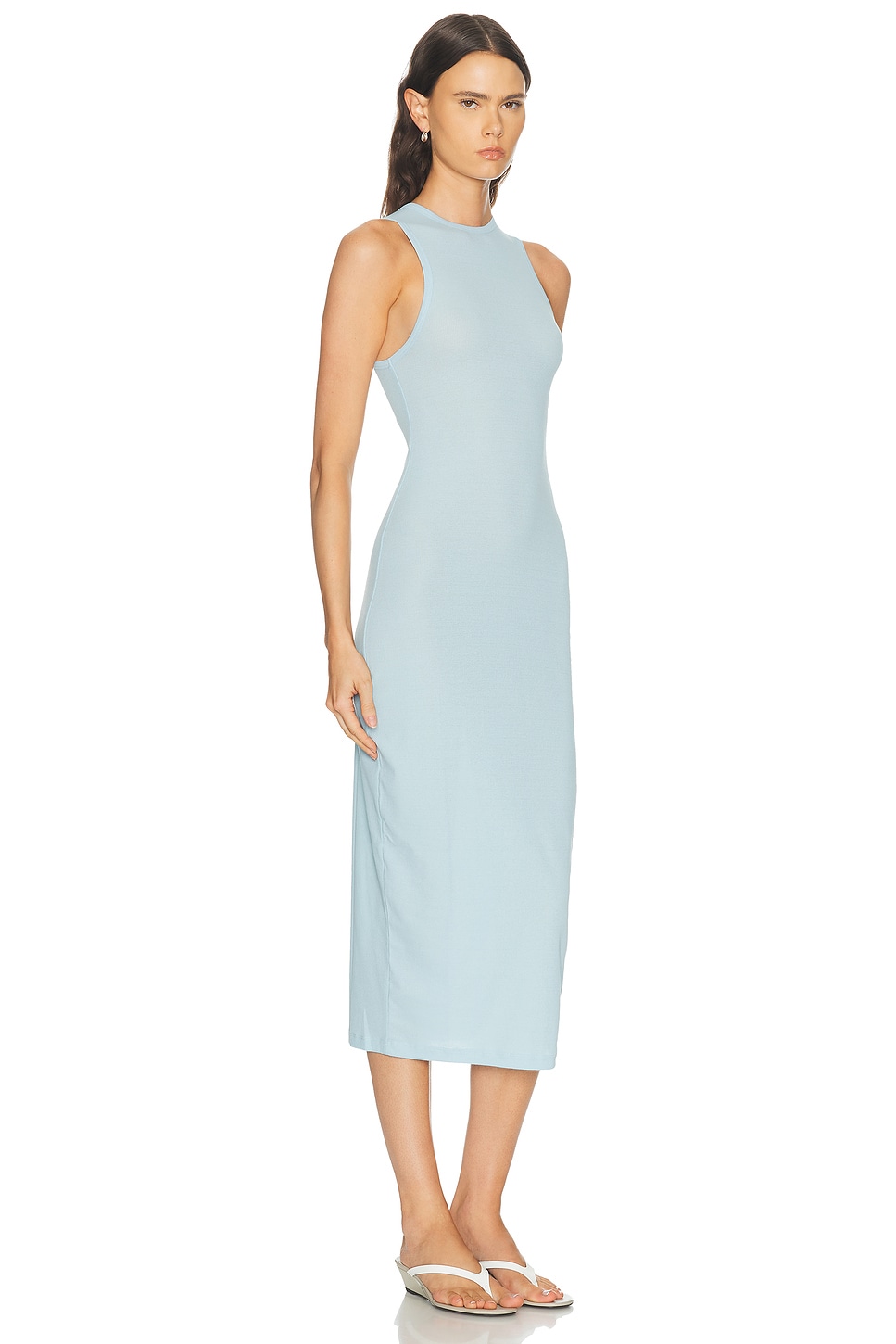 WARDROBE.NYC Ribbed Racer Dress | Thumbnail 2