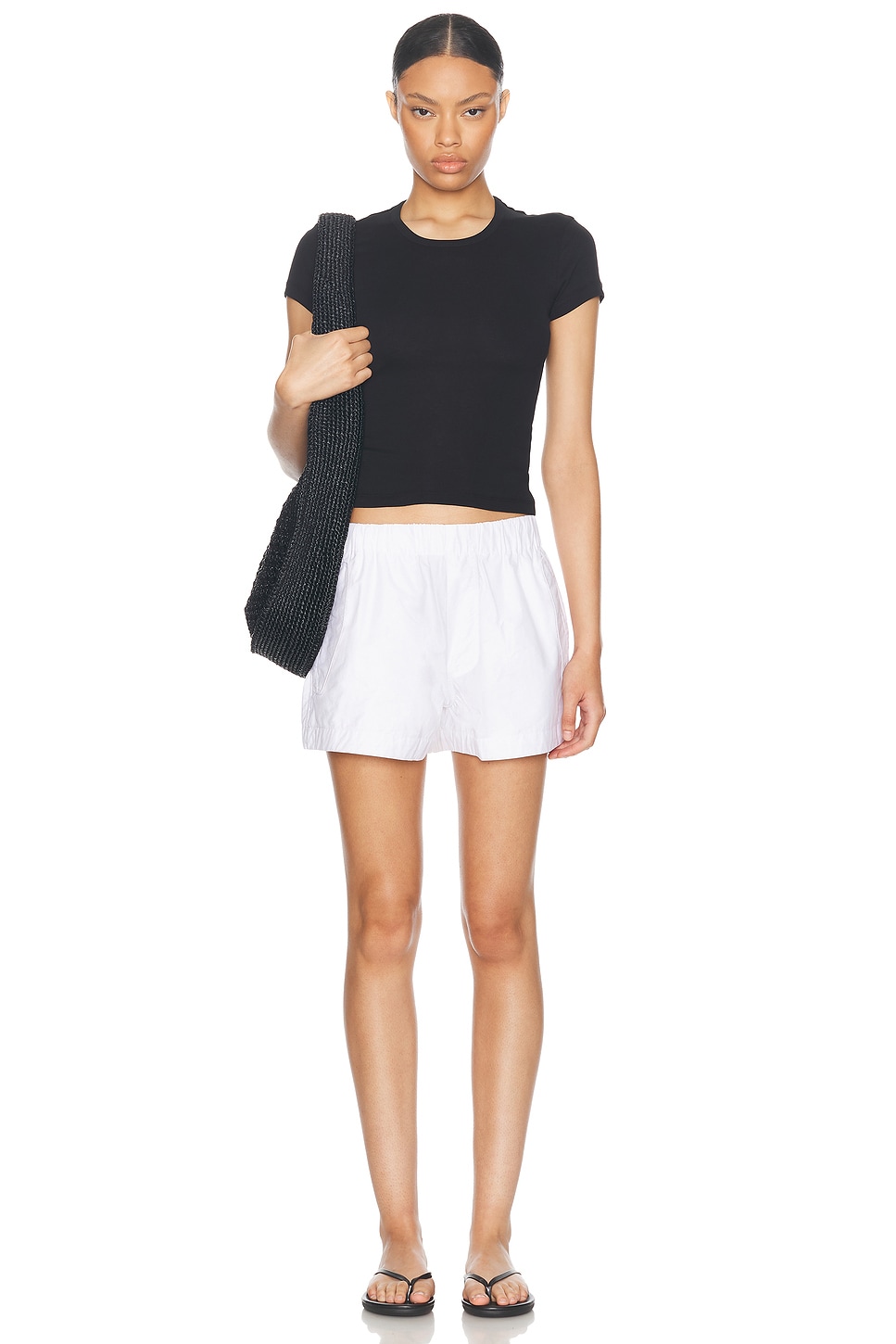 Trendy Vacation White Beach Short Co Ord Set - TVSC31