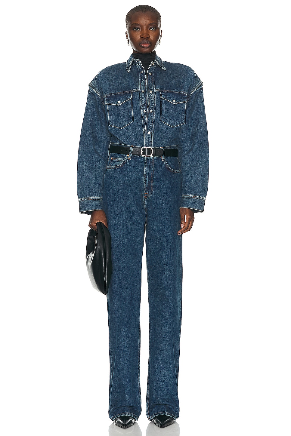 Wardrobe.NYC Denim Low Rise Jeans