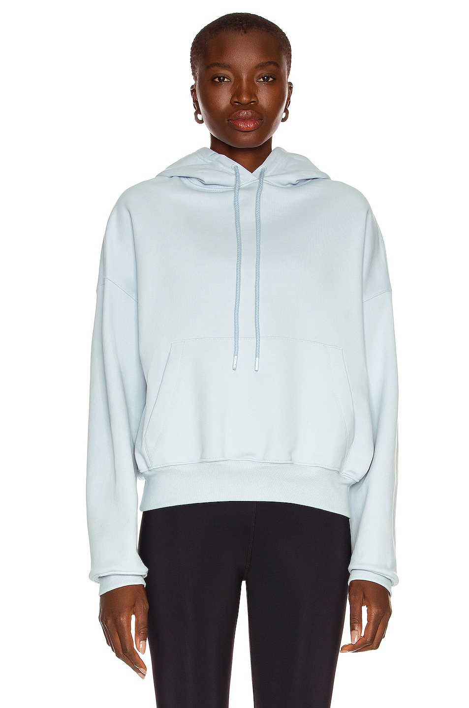 Image 1 of WARDROBE.NYC Hooded Top in Light Blue