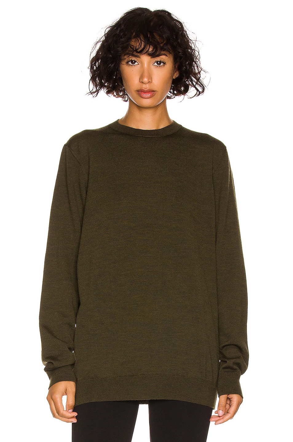 Image 1 of WARDROBE.NYC Sweater in Military
