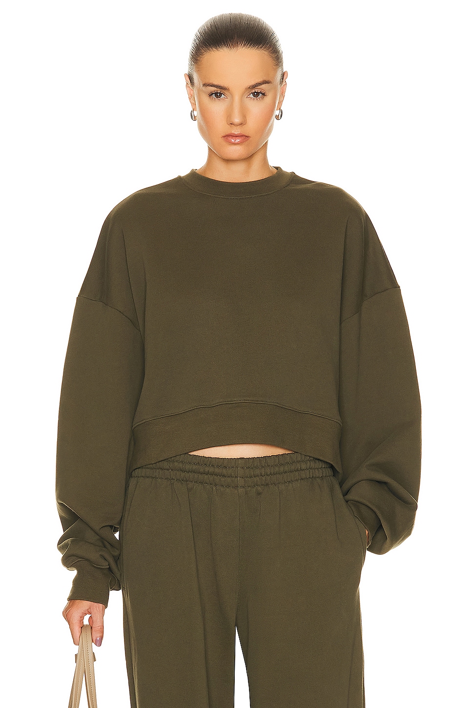 Image 1 of WARDROBE.NYC HB Track Top in Dark Military