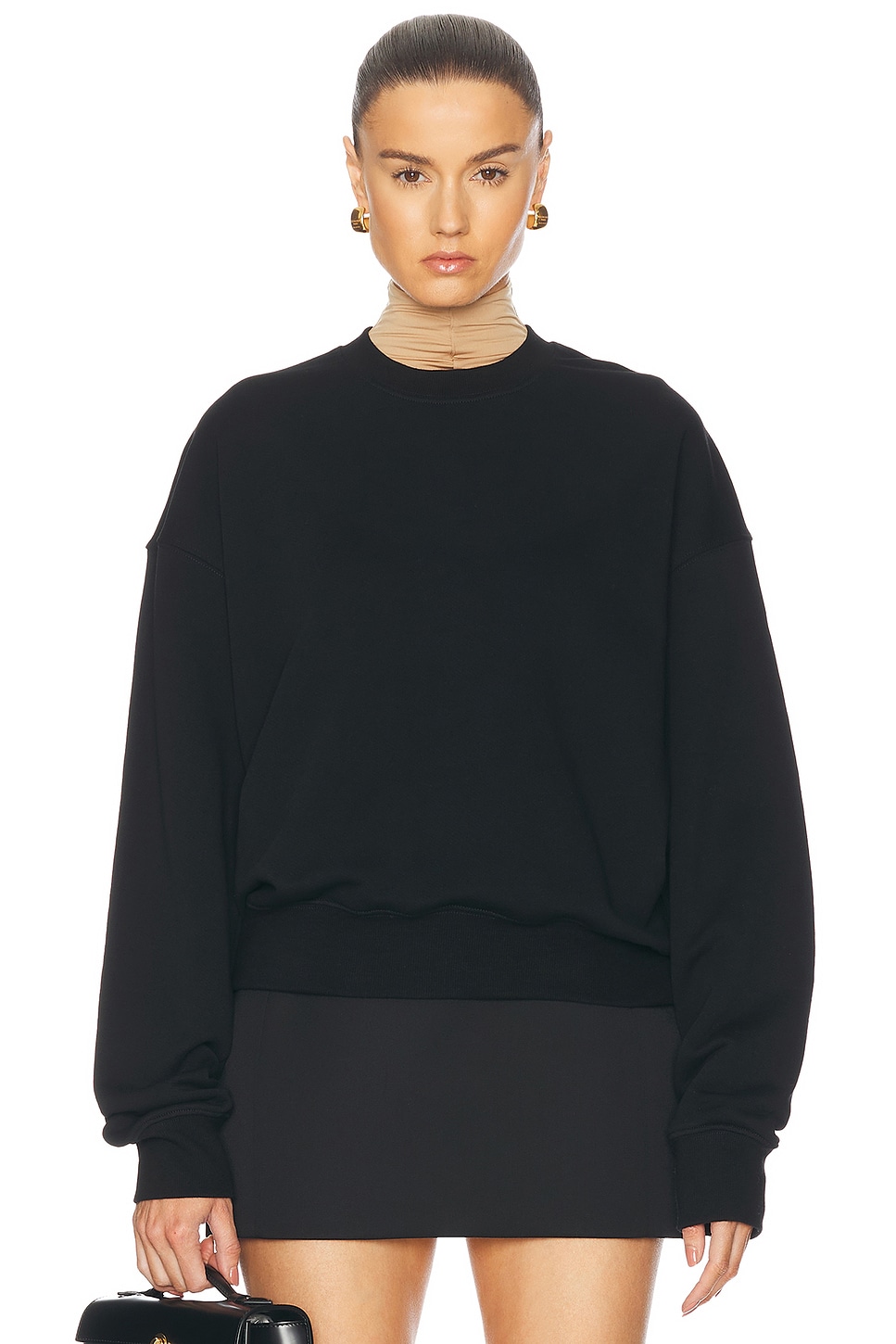 Image 1 of WARDROBE.NYC x Rosie Huntington-Whiteley RHW Sweater in Black