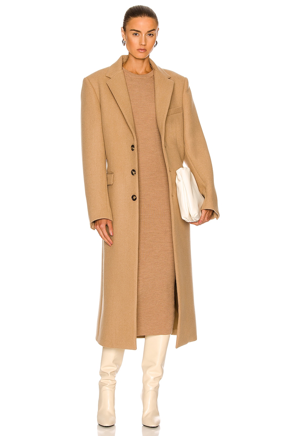 Image 1 of WARDROBE.NYC Single Breasted Coat in Camel