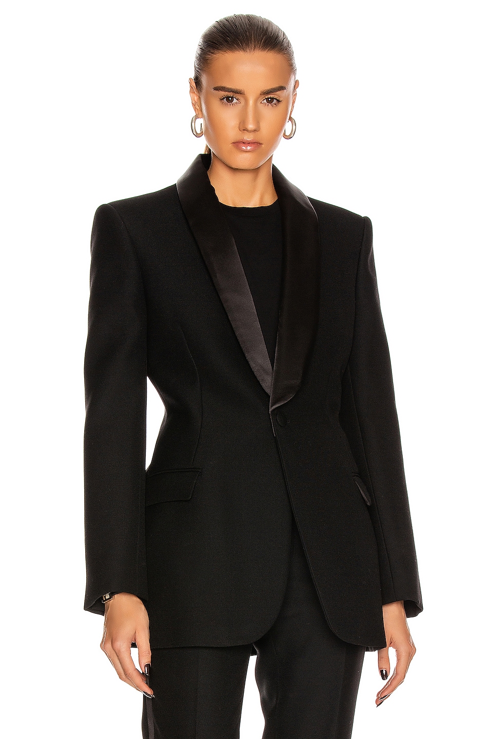 WARDROBE.NYC Tuxedo Blazer in Black | FWRD