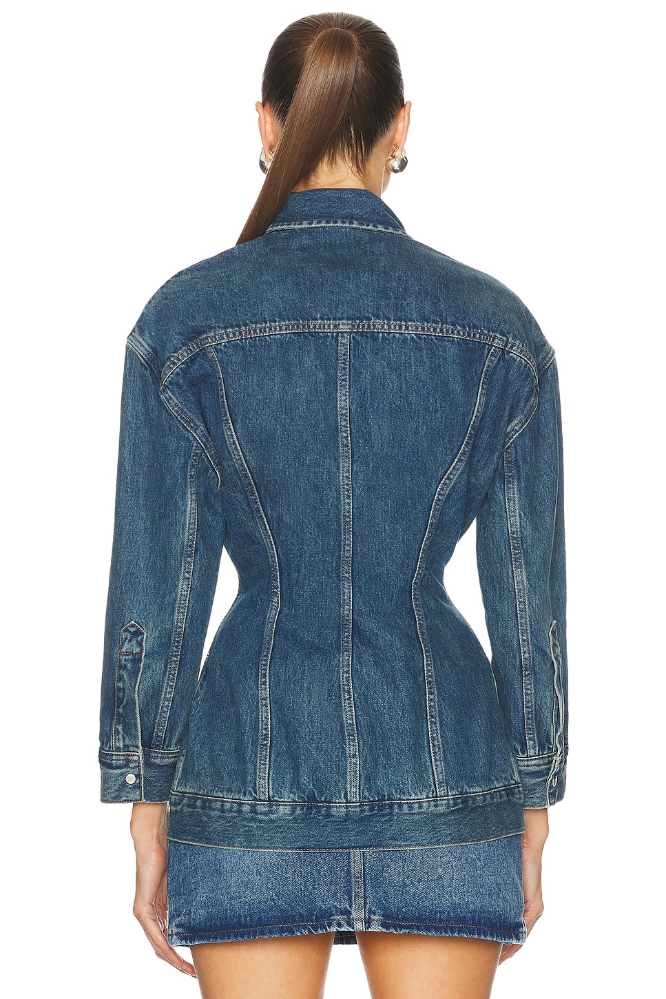 Wardrobe.NYC Denim Contour Jacket