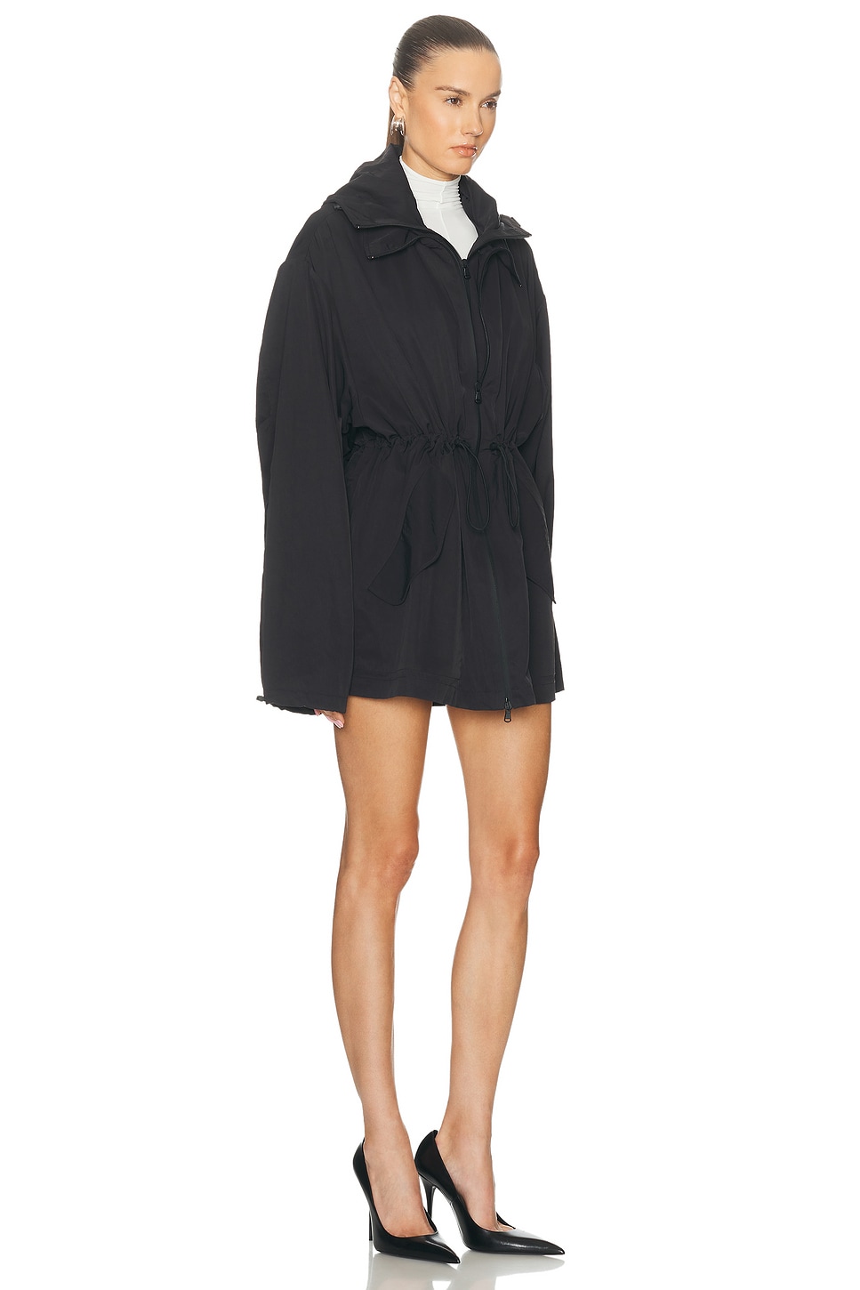Wardrobe.nyc X Rosie Huntington-whiteley Crop Anorak In Black