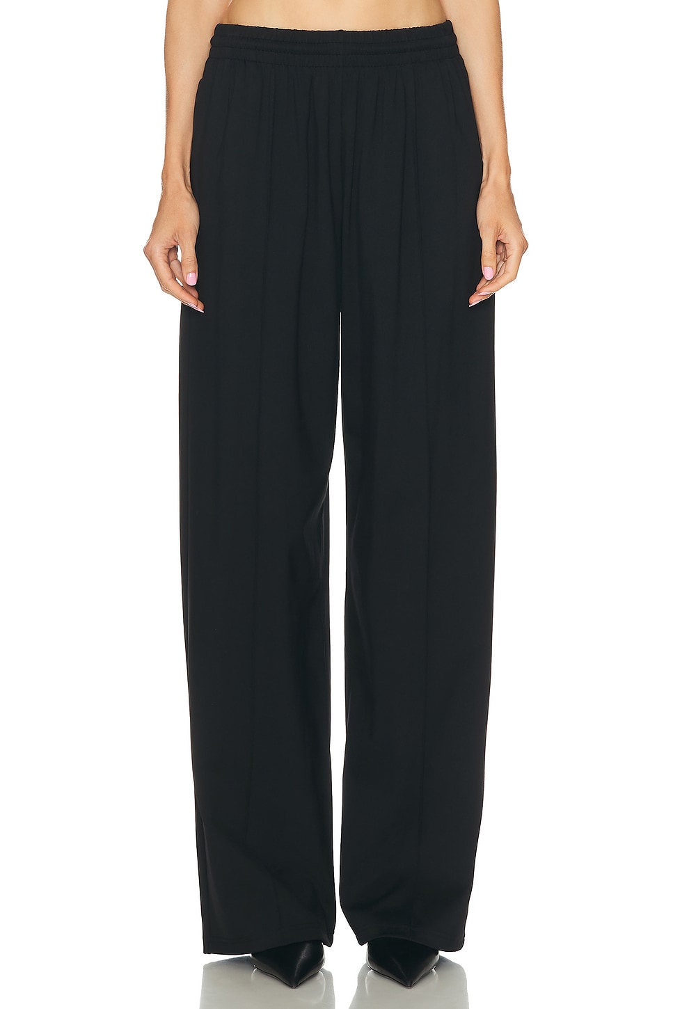 Wardrobe.nyc Opaque Lounge Pant In Black