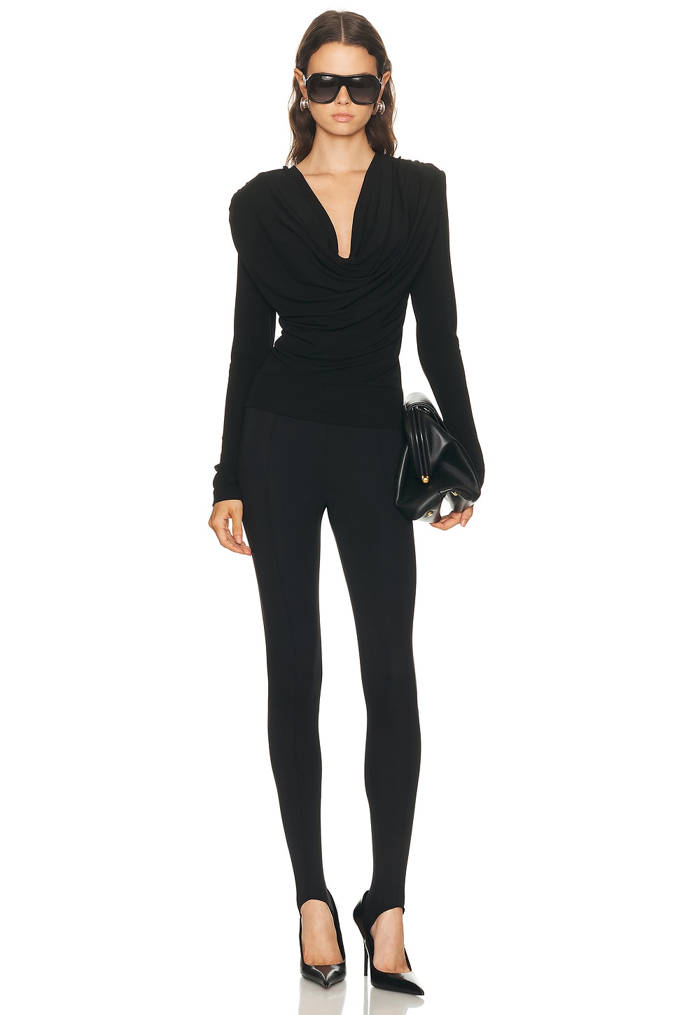 Wardrobe.NYC Opaque Stirrup Legging