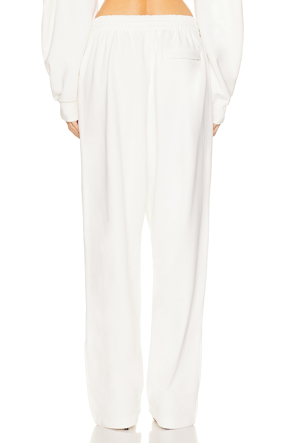 WARDROBE.NYC x Hailey Bieber HB Track Pant in Off White FWRD