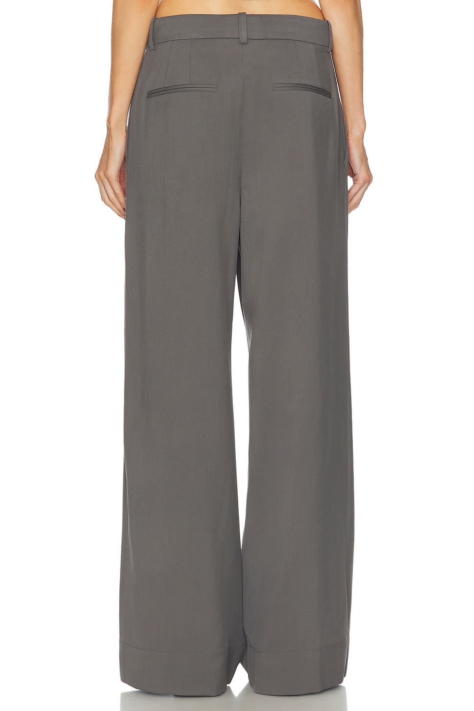Wardrobe.NYC Low Rise Wide Leg Pant