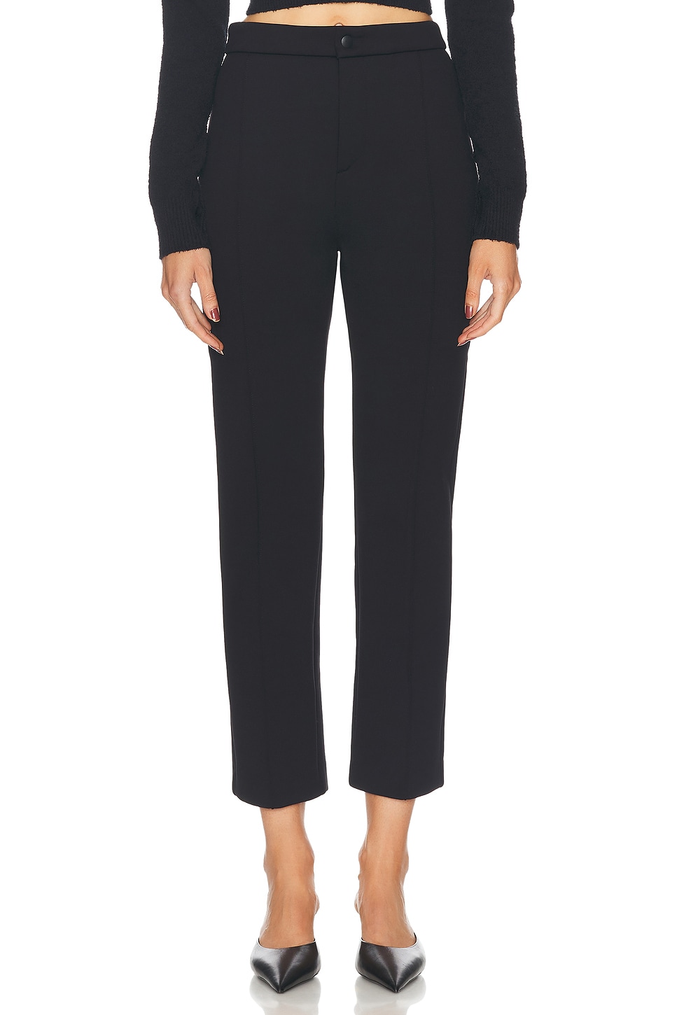 Wardrobe.nyc Bonded Slim Pant In Black