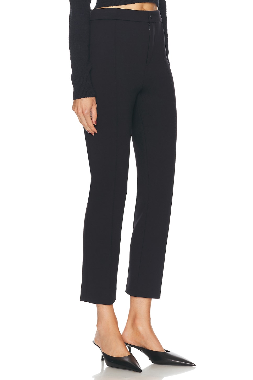 Shop Wardrobe.nyc Bonded Slim Pant In Black