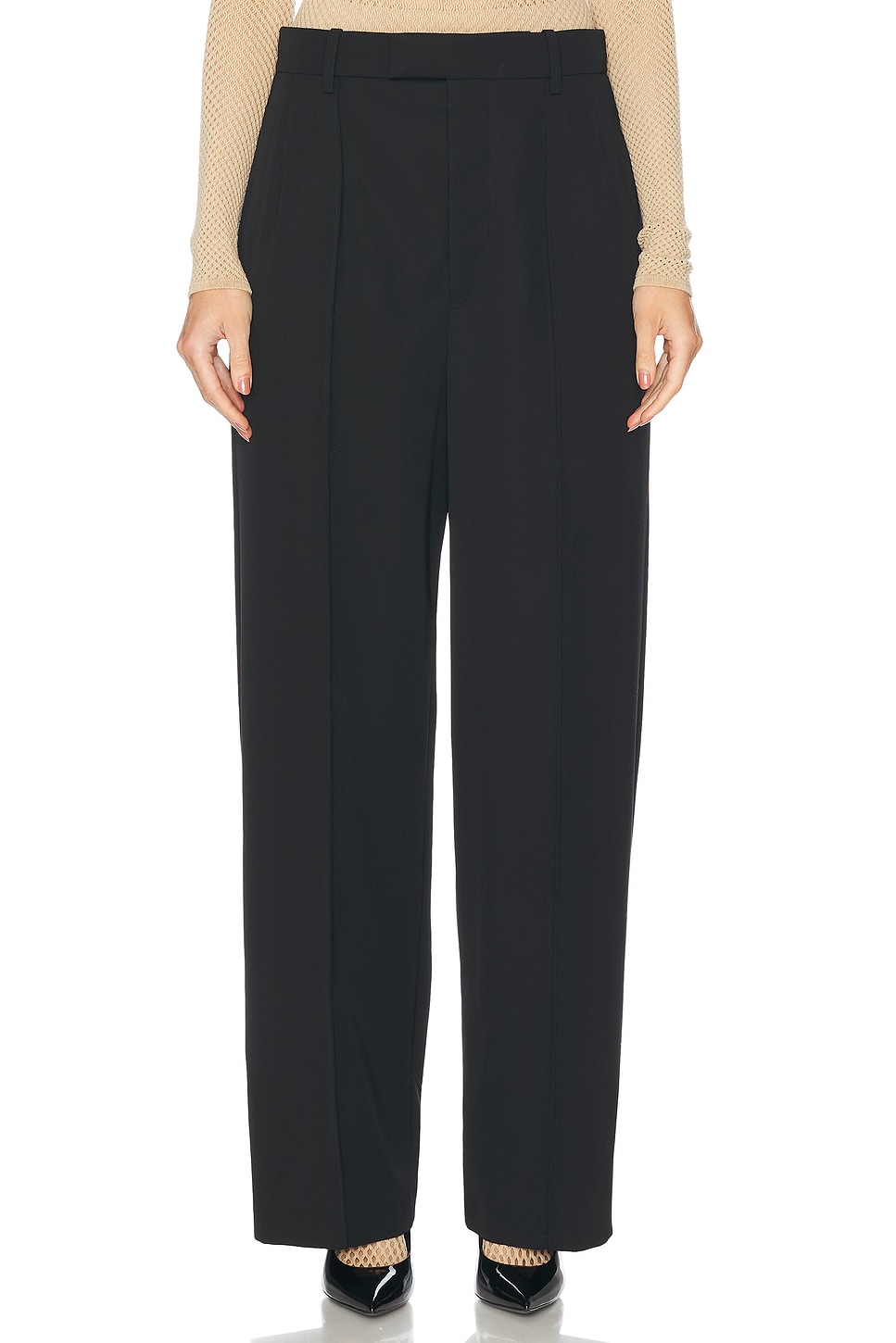 x Rosie Huntington-Whiteley RHW Trouser in Black