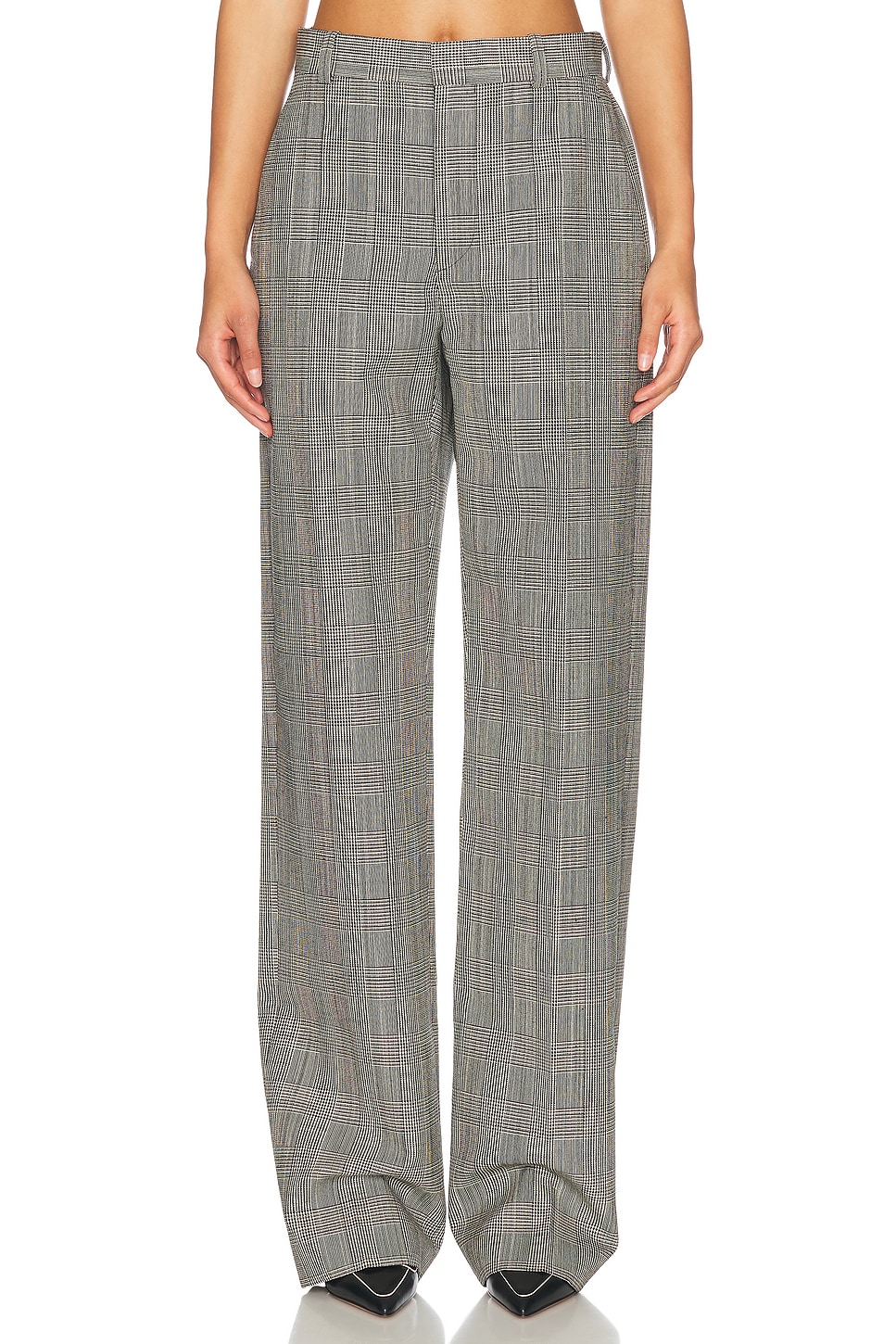 Image 1 of WARDROBE.NYC Straight Leg Trouser in Prince Of Wales