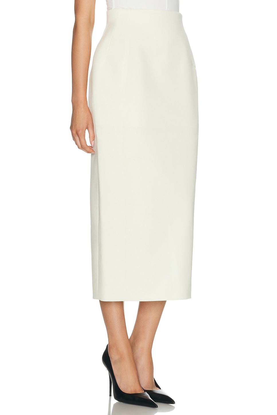 Wardrobe.nyc X Rosie Huntington-whiteley Sculpted Skirt In White