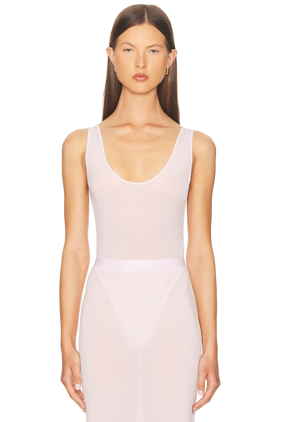 WARDROBE.NYC SHEER TANK BODYSUIT 