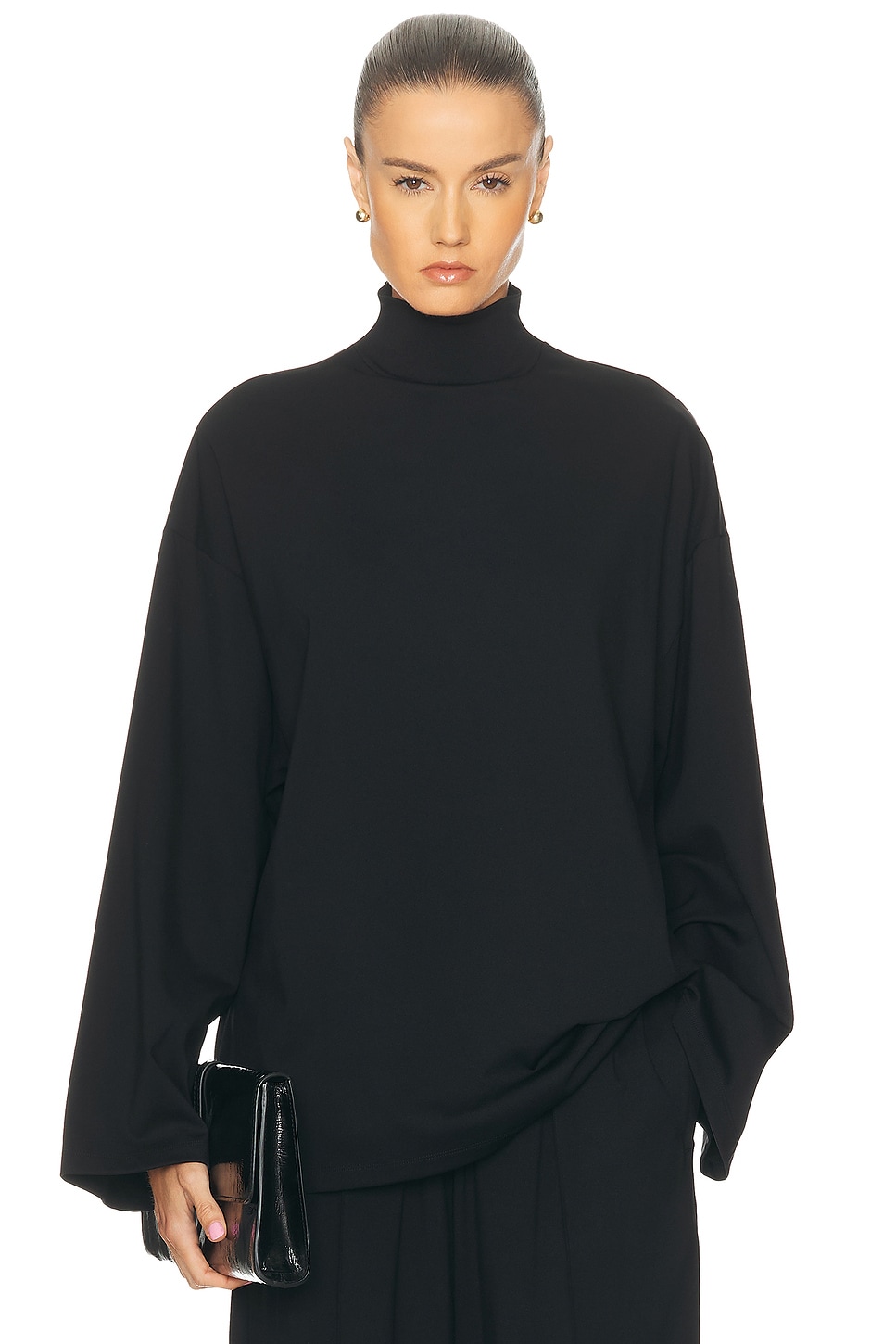 Wardrobe.nyc Opaque Lounge Top In Black